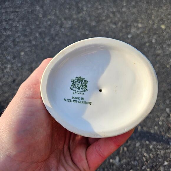 VTG Gerold Porzellan Firecrest Finches Porcelain Figurine - Picture 5 of 5